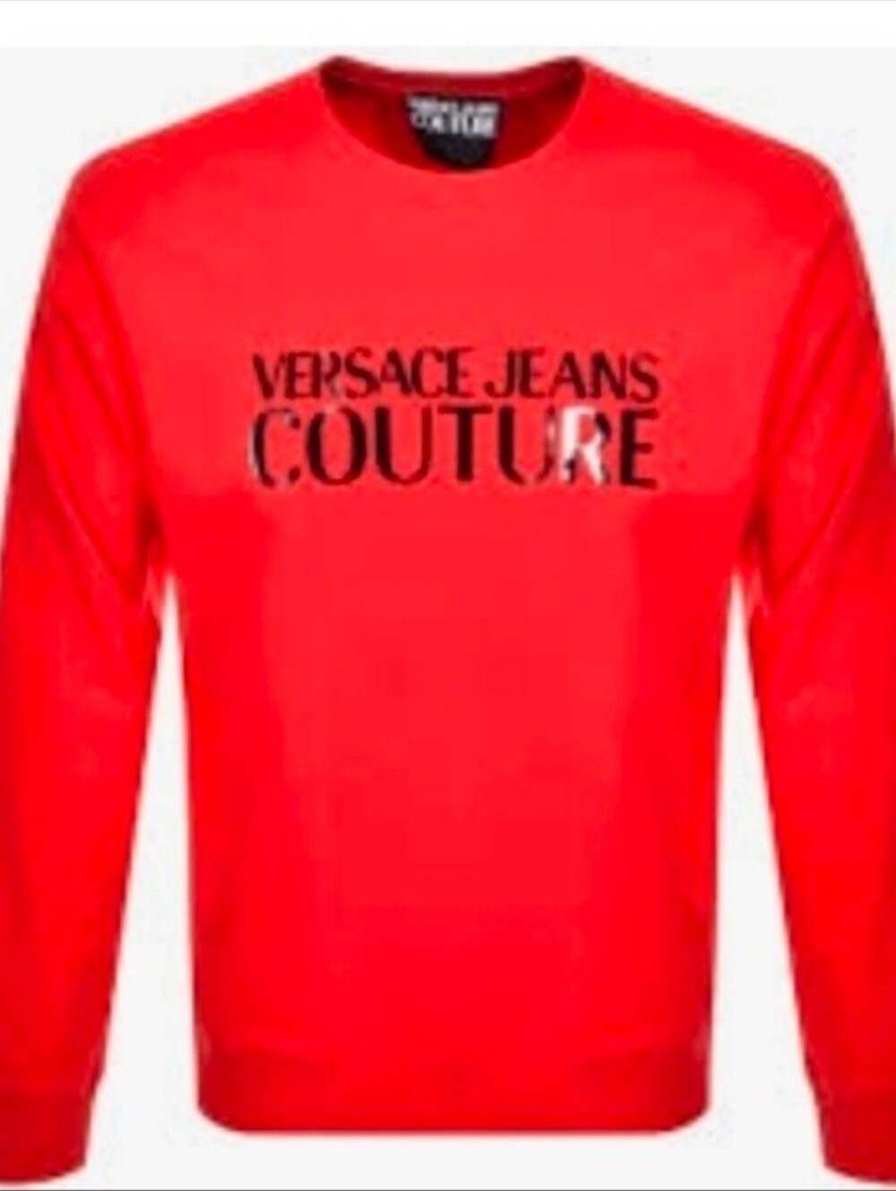 Versace Metallic Logo Crewneck Sweatshirt